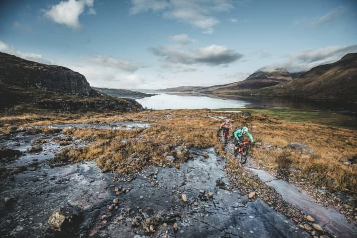 It's always worth having a second pair of socks for the trails in Scotland. It can always get wet, even if it's only from below.