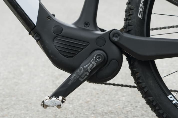   An internal belt drive makes the Brose Drive S Mag e-bike motor light and quiet.