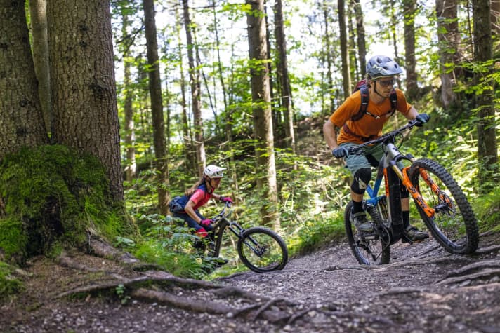   Built-in bike park? With the 625 watt-hour reserves of the Bosch drives, you can get the furthest without a lift.