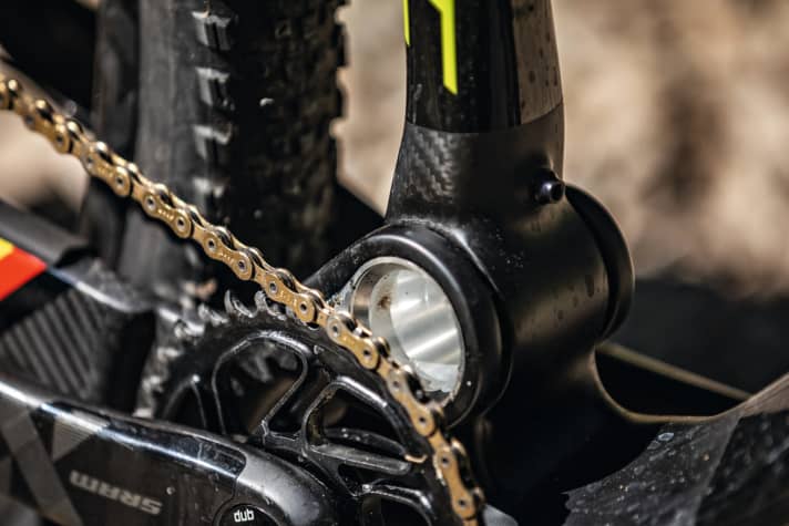 The main bearings are huge, increase rigidity and should last quite a long time.