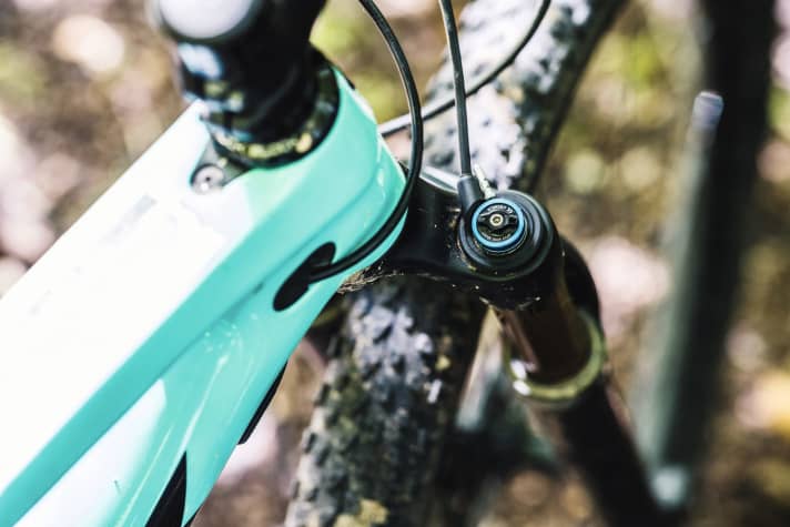   Trek Supercaliber 9.9 XX1: The fork works very well, only the mechanical lockout on the head of the fork lost its function due to too much dirt. Cleaning fixed the problem.