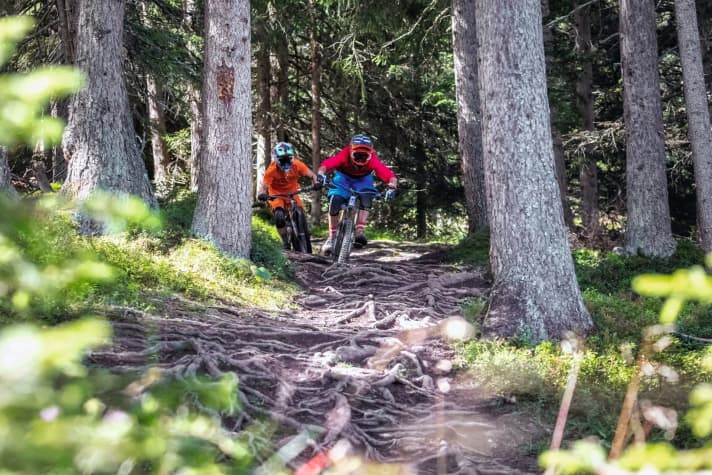FREERIDE testers at work