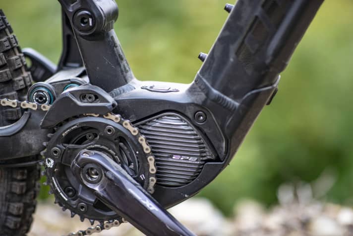   Unbeatable in terms of weight: Shimano's new EP8 does its job on the Propain Ekano.
