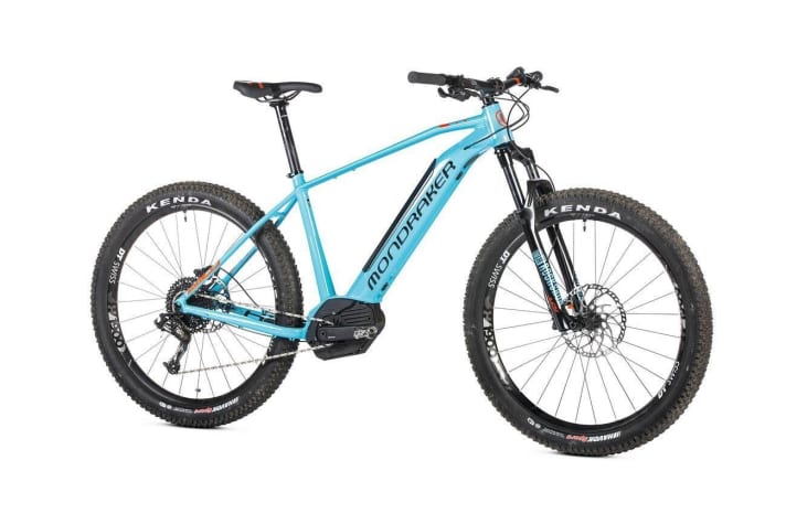   One of the best e-hardtails under 3000 euros: the <a href="http://www.awin1.com/cread.php?awinmid=13793&awinaffid=471469&clickref=Mondraker+Prime%2B&p=%5B%5Bhttps%253A%252F%252Fwww.liquid-life.de%252Fmondraker%252Fmondraker-prime-blue-2019.html%5D%5D&pref1=bike" target="_blank" rel="noopener noreferrer nofollow">Mondraker Prime+</a> *.