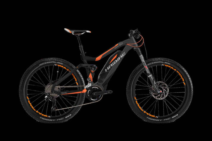   Haibike's latest addition to the E-MTB range: the SDuro AllMtn 8.0 with Yamaha motor.