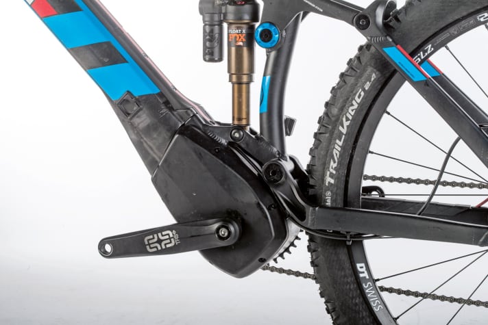   Integrated: Rotwild's motor and battery are small and hidden like no other bike in the test. This definitely scores points in the freestyle category.