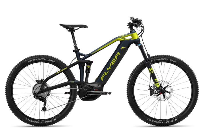   For € 5400, the Uproc 3 8.70 features the new Fox 34 E-Optimised suspension fork and the Crankbrothers Highline seatpost.