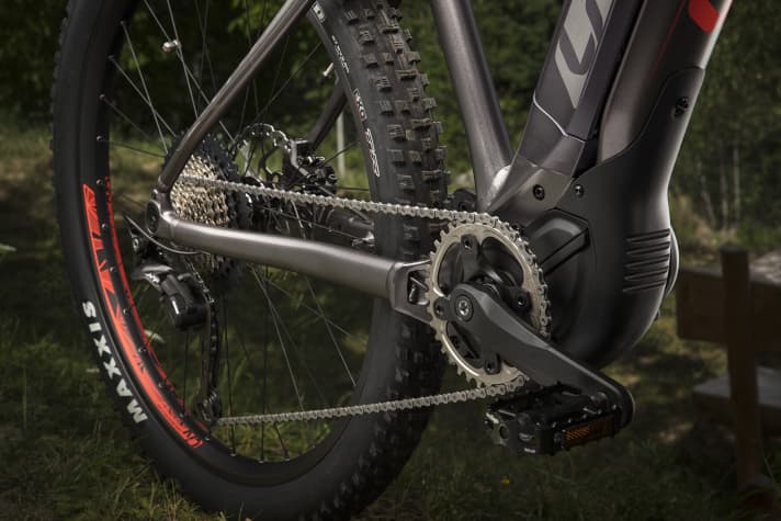 Harmonious with Shimano SLX/XT 1x11: The SyncDrive motor responds to the lightest pedal pressure and ensures a very natural riding experience.