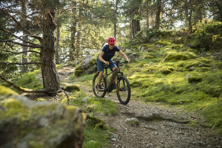Auf dem Vall E+ sitzt man zentral und bequem. Für Einsteigerinnen ideal.