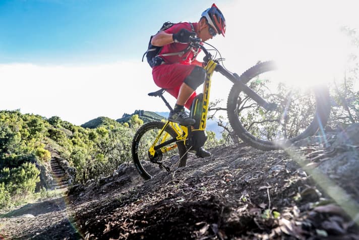   Overcoming extremely steep slopes