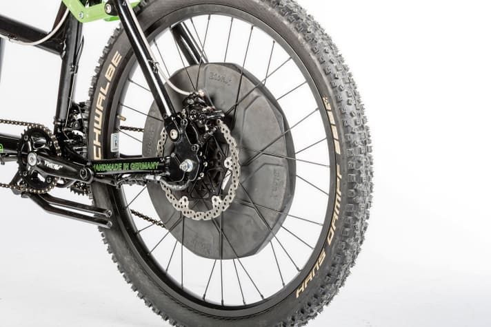   Powerful: The BionX D250 hub motor on the Juchem tandem pushes powerfully forwards and has no internal friction to slow you down above 25 km/h.