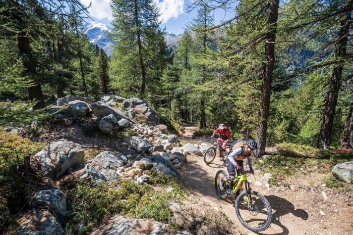   Leicht und kletterstark: Das Ghost macht im Uphill eine gute Figur, nur der Shimano-Motor ist dabei sehr kadenzabhängig.