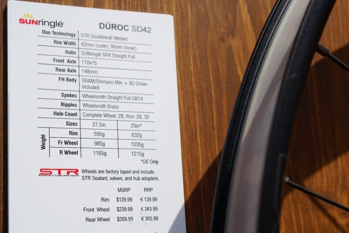   Besonders spannend für E-Mountainbikes ist die breite Version SD 42, die sich optimal mit Plusreifen kombinieren lässt.