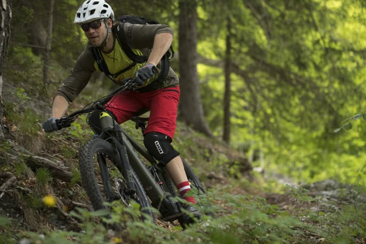   Die Trails in der Schweizer Region Heidiland boten perfekte Testbedingungen.