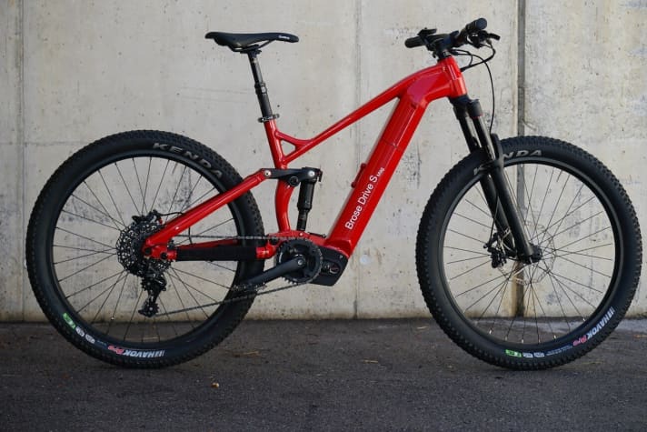   The new Brose Drive S Mag in a Brose sample bike. We have already been able to test ride the new motor in this configuration.