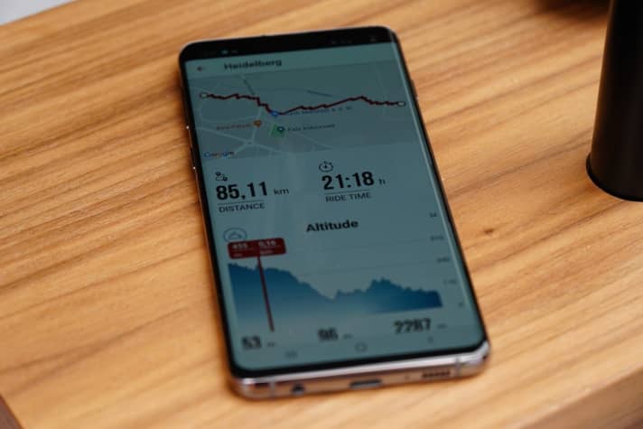   Die EOX-App von Sigma bietet eine Fülle an Funktionen: von Navigation, über Leistungsmessung und vielem mehr. Über die App können auch Motorparameter oder das Display konfiguriert werden.
