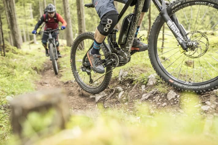   The steeper, the hotter: Stefan Schlie and Claus Fleischer in their element.