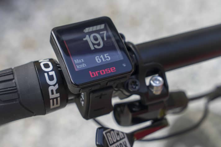   1.5 inches in size, slim and clear: the Brose Allround Display offers many functions with a discreet look.