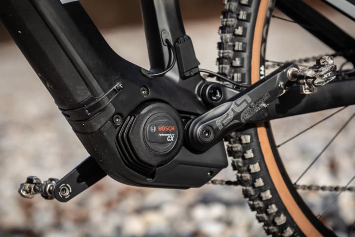 State of the art: Radon traditionally relies on Bosch drives. In 2020, the newly introduced fourth-generation Performace CX is the centrepiece of the render.