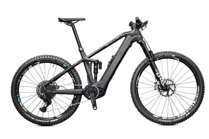   Hier das Topmodell der neuen Bulls E-Mountainbike-Reihe: das Sonic Evo AM 6 Carbon für 6999 Euro und allen innovativen Features.