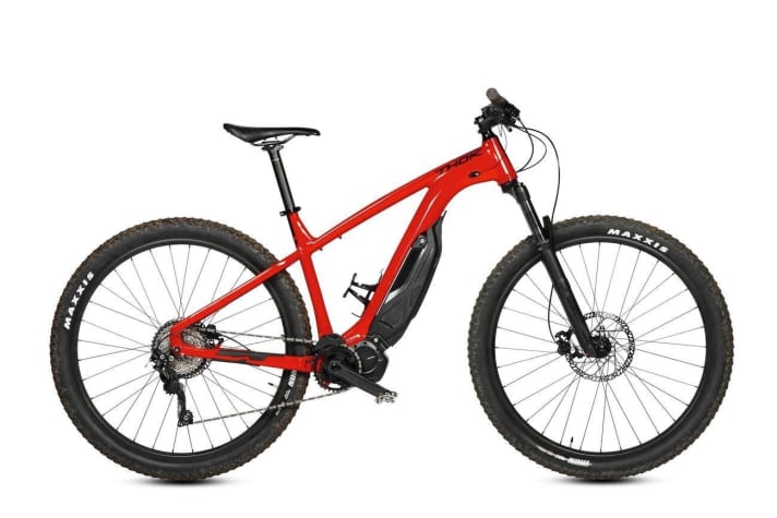   Thok Mig-HT: 2499 euros, 21.4 kilos, Shimano Steps E7000, 504 Wh, 29".