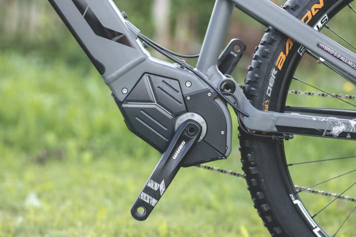   Visually simple, 3.5 kilos in weight, powerful as an ox: the Sachs RS will provide propulsion in Nox hybrid models in future.