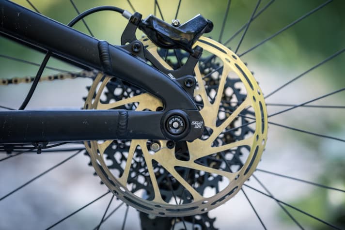   200 mm brake discs and four-piston brakes - nothing less is possible with the Ekano.