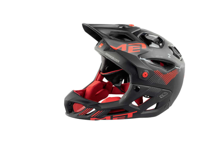   Fullface-Helm Met Parachute   