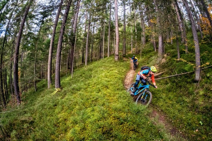   "That's so Enduro": The nature trails in Jamnica all have to be ridden by yourself - no shuttle, no lift!