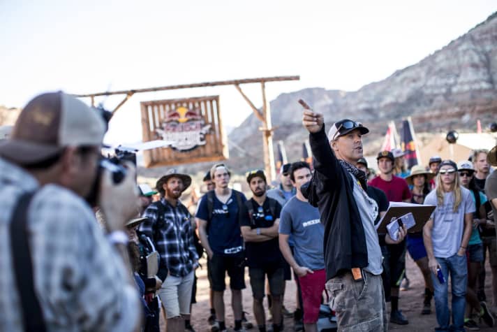   He calls the shots: Todd Barber has been organising the Red Bull Rampage since 2001 and plays a decisive role in deciding who is allowed to compete and how the competition should change.