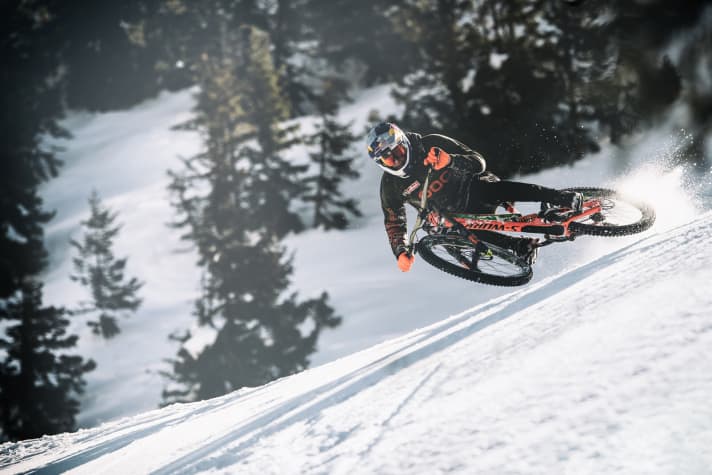   Fabio Wibmer in action