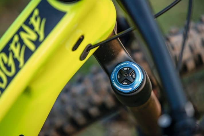   The top-of-the-range Fox 36 leaves nothing to be desired from the suspension fork, but requires a certain amount of know-how when setting it up.