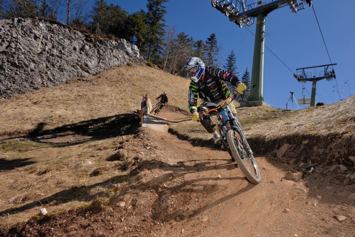   Downhill-Spaß im Bikepark Paganella.