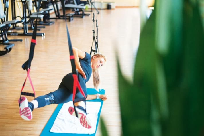   Strength is a fundamental part of Helen's training - at least twice a week.