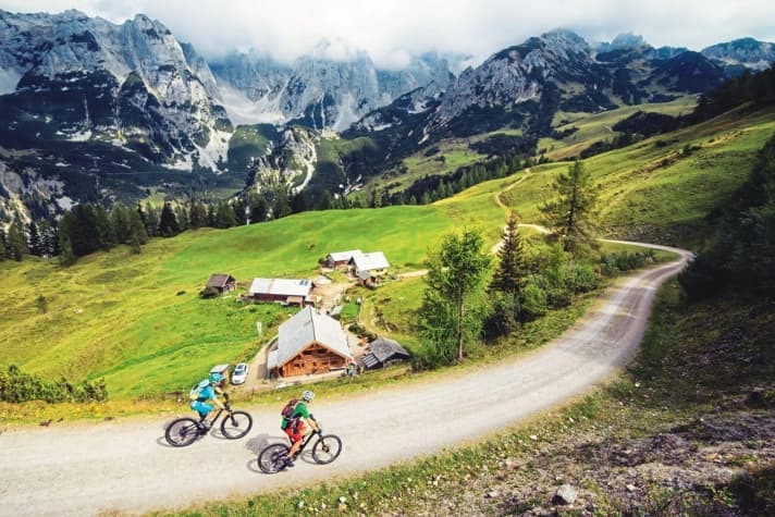   Hütten-Tour: Auf dem Weg zur Loseggalm.
