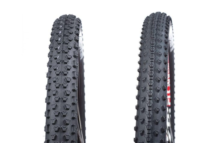   Vredestein Black Panther Xtreme (links) + Black Panther 27,5 x 2,2