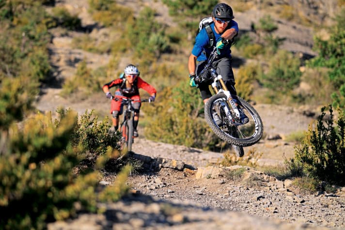   The entire route is very varied, but technically challenging throughout.