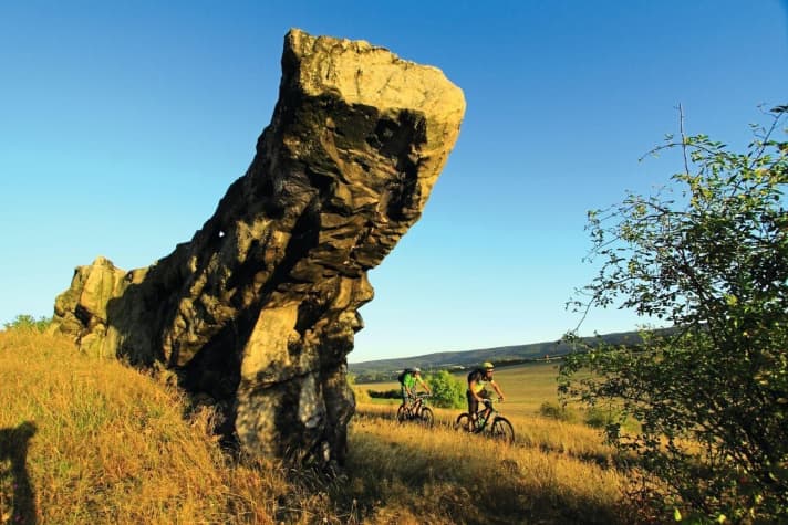   You can only rub your eyes as you pass the Devil's Wall.