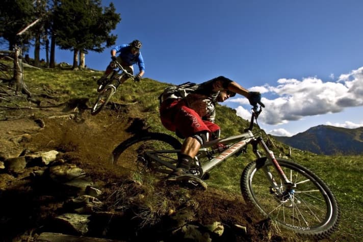   Heute Bikepark, morgen Naturtrails: In Leogang und Saalbach ist das problemlos möglich.