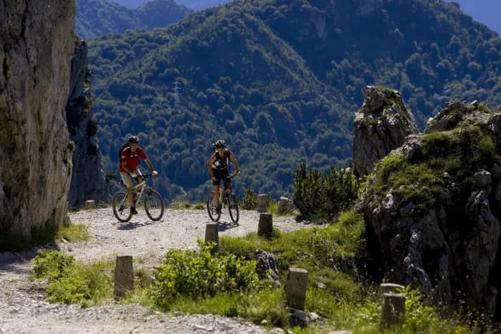   Pflicht-Tour für Biker am Gardasee: der Tremalzo.