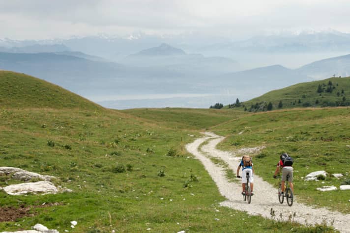   On a mountain bike through the Swiss Jura.