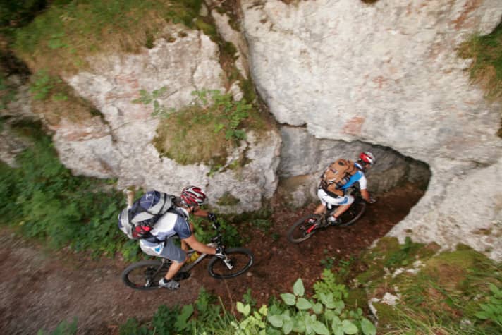   Four stages from Basel to Geneva by MTB.