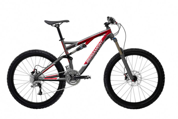   Bergamont Threesome: Weight 12.8 kilos - Suspension travel 155 mm