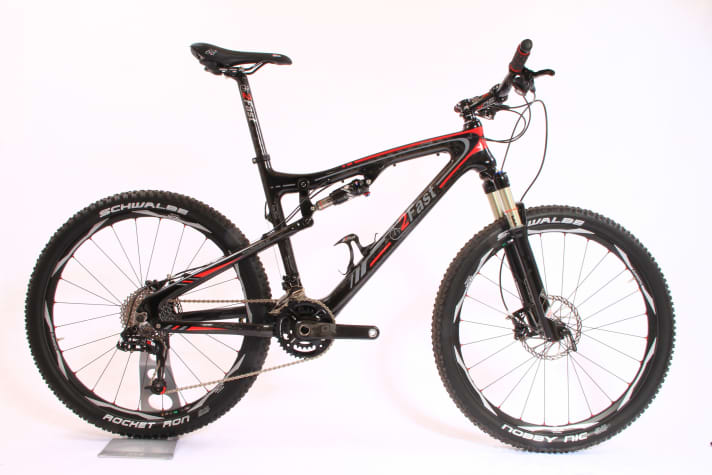 Das Trail Q mit kompletter X.0-Ausstattung und 120 Millimetern Federweg.