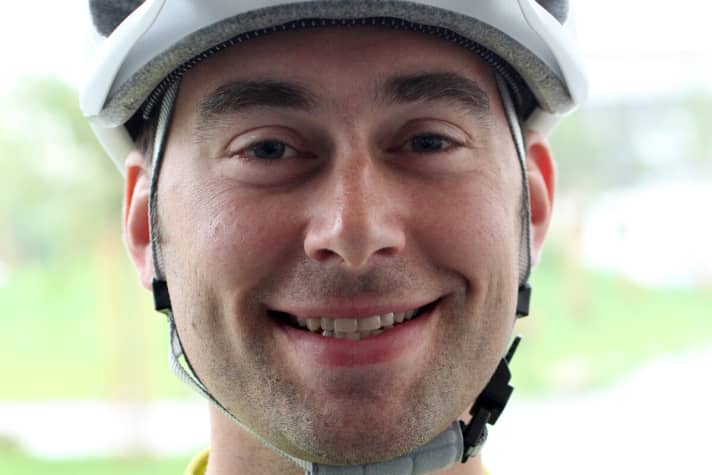   Matthias Dreuw (33), bike tester. Rides bikes since 1992, weight 95 kg, height 1.93 m, rider type; AM/Enduro, favourite area; Tegernsee/Lake Garda
