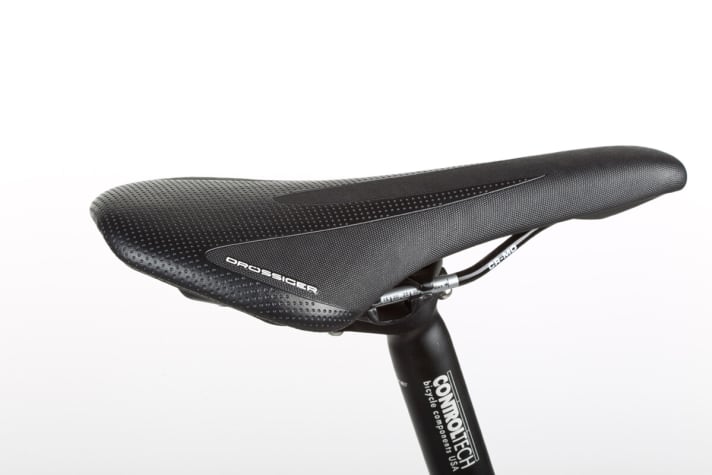   Unscheinbar, aber bequem: Der Sattel am TNA 2.3 bot zudem viel Halt.