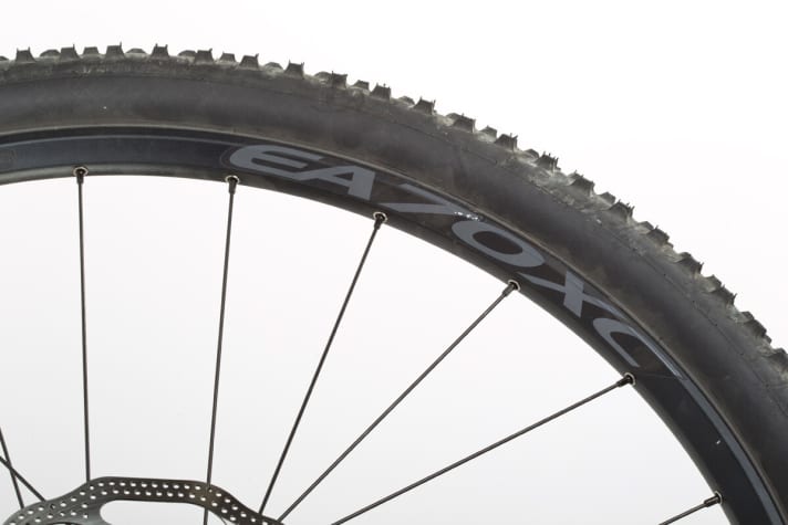   The Easton system wheels are among the lightest in the test field.