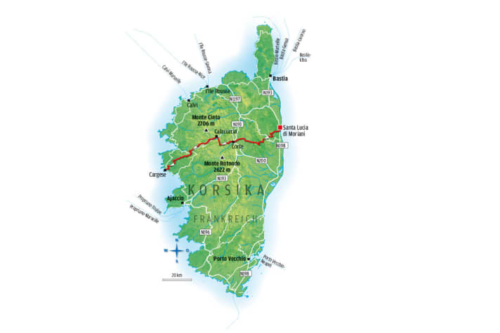 Zero flow: If the map makes you believe it's "rideable", that doesn't necessarily mean anything in Corsica. | n.