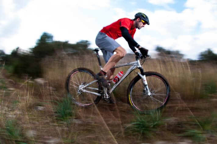   BIKE Test Manager Christoph Listmann at the prototype test