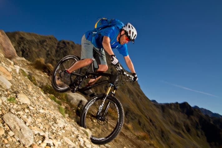   Trail-Bike Deluxe in leichtem Carbon